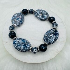 Large Beaded Unique Design Bracelets